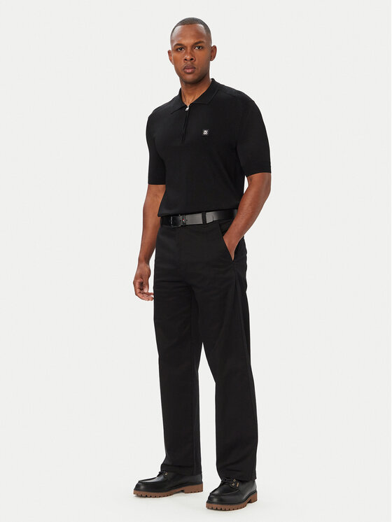 HUGO HUGO Pantaloni di tessuto Cino261 50567278 Nero Straight Fit