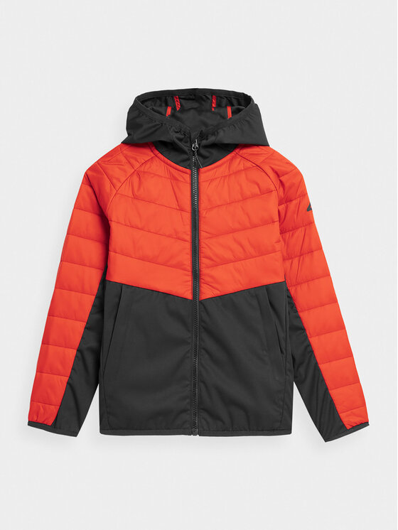 4F 4F Pohodna jakna 4FJAW23TTJAM282 Oranžna Regular Fit