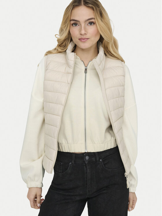 ONLY ONLY Pulóver Scarlett 15346449 Ekru Regular Fit