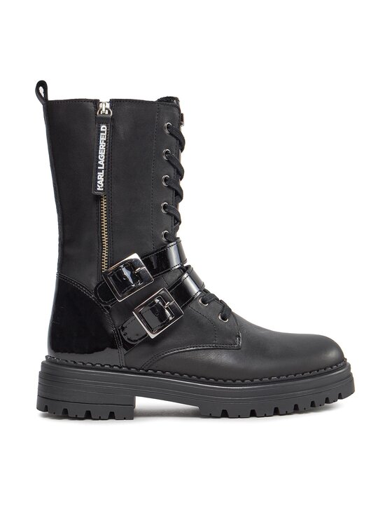 Karl Lagerfeld Kids Karl Lagerfeld Kids Škornji Z19112 M Črna
