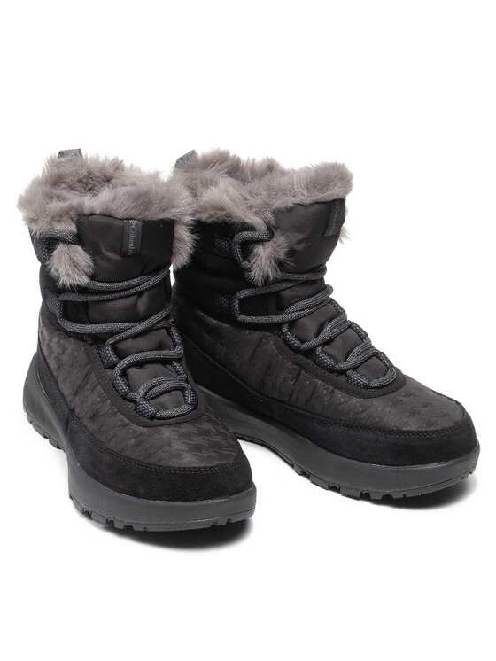 Columbia Columbia Μπότες Χιονιού Slopeside Peak Luxe BL5106 Μαύρο