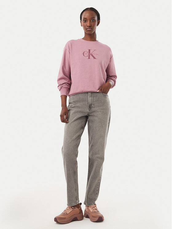 Calvin Klein Jeans Calvin Klein Jeans Дънки LV047H937G Сив Mom Fit