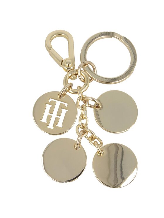 Tommy Hilfiger Schlusselanhanger Stars Stripes Keyfob AW0AW03119 Goldfarben Modivo