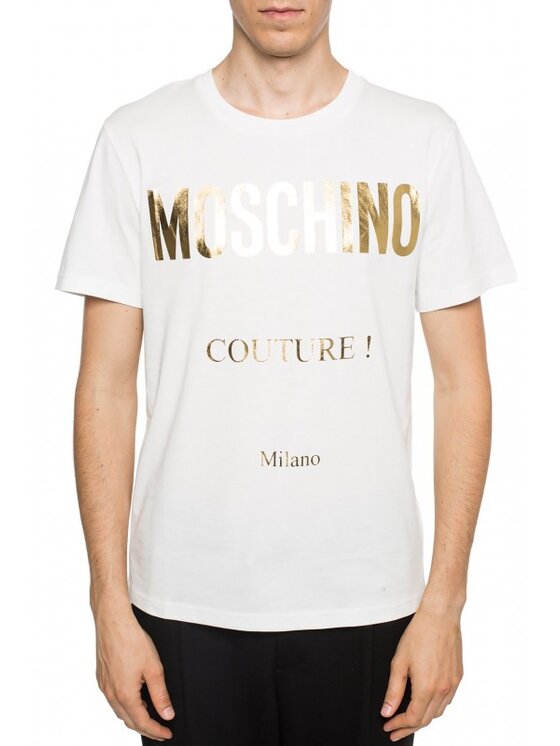 MOSCHINO MOSCHINO T-Shirt J0707 5240 1002 Bílá Regular Fit