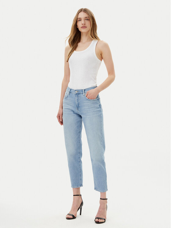 JOOP! Jeans JOOP! Jeans Топ Tunka 30046107 Білий Slim Fit