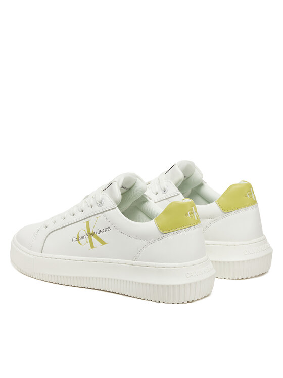 Calvin Klein Jeans Calvin Klein Jeans Sneakersy Chunky Cupsole Laceup Mon Lth YW0YW00823 Biały