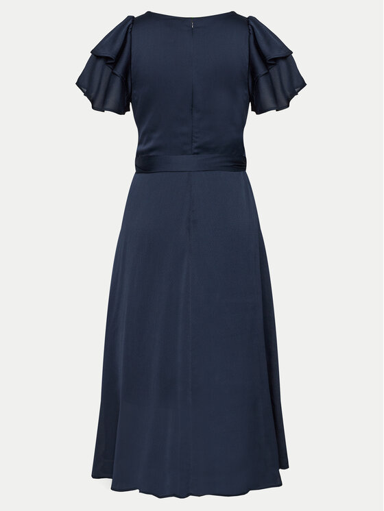 DKNY DKNY Kokteiļkleita DD4AQ571 Tumši zils Regular Fit