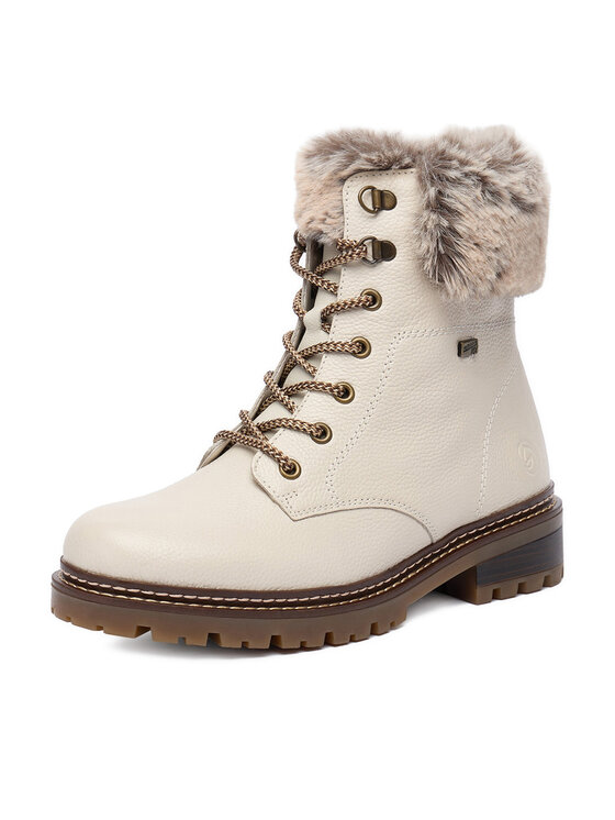 Remonte Remonte Schnürschuhe CEO-D0B74-80 Écru