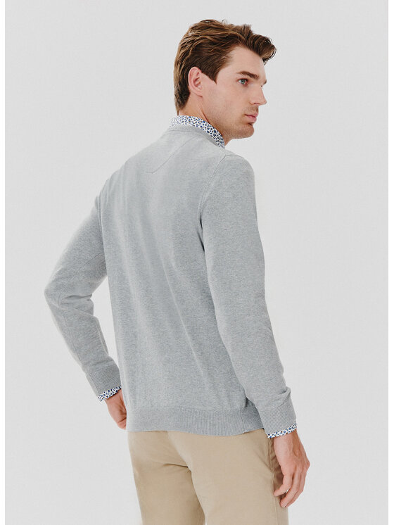 Pako Lorente Pako Lorente Sweter P24WB-2X-011 Szary Classic Fit