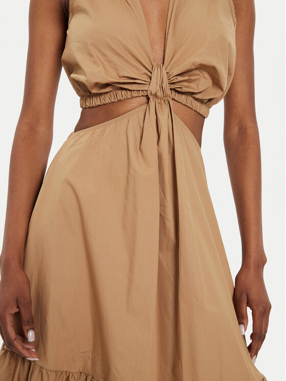 ViCOLO ViCOLO Rochie de vară TB2502 Bej Regular Fit