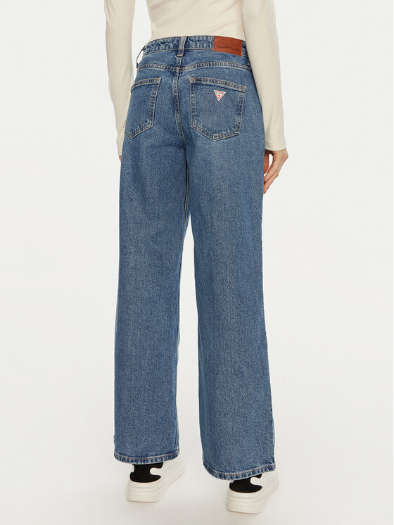 Guess Jeans Guess Jeans Blugi W4BA0Y D5CC4 Albastru Relaxed Fit