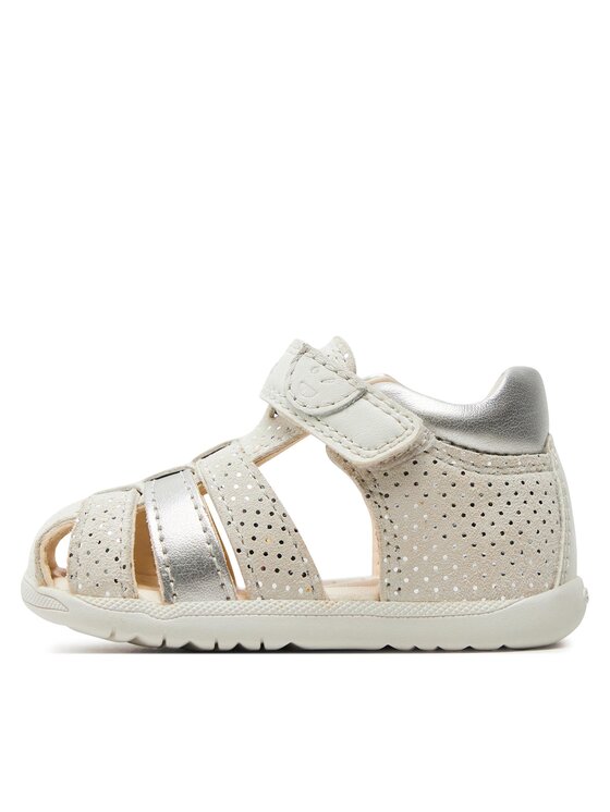 Geox Geox Σανδάλια B Sandal Macchia Gir B254WB 007NF C1Q1N Λευκό