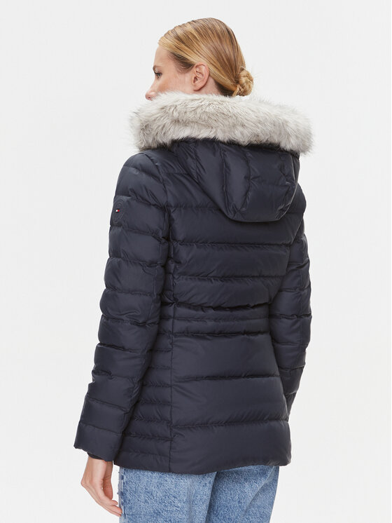 Tommy Hilfiger Tommy Hilfiger Pehelykabát WW0WW39746 Sötétkék Regular Fit