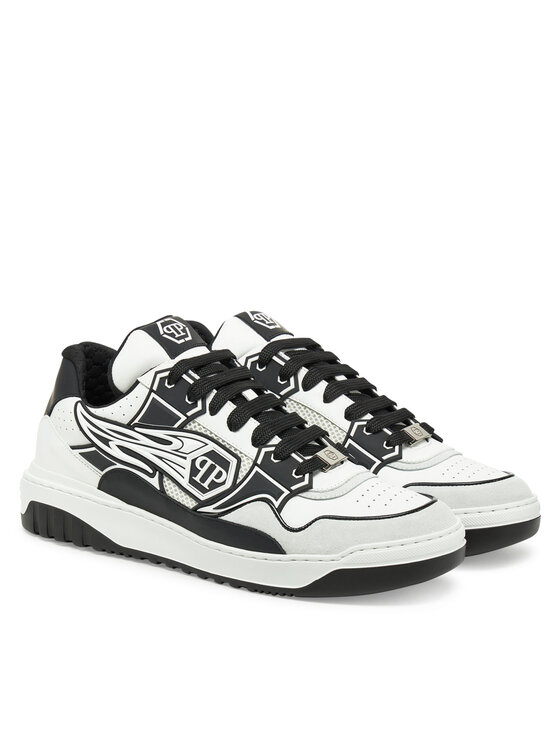 PHILIPP PLEIN PHILIPP PLEIN Sportcipők SAES MSC4017 PLE010N0102 Fehér