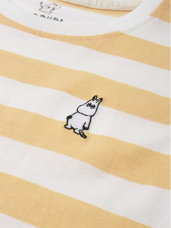 Reima Reima T-krekls Moomin Tussilango 5200202B Dzeltens Regular Fit