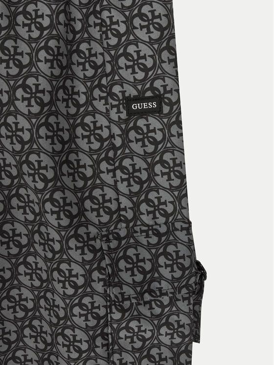 Guess Guess Παντελόνι υφασμάτινο J5RB09 WH2K0 Μαύρο Cargo Fit