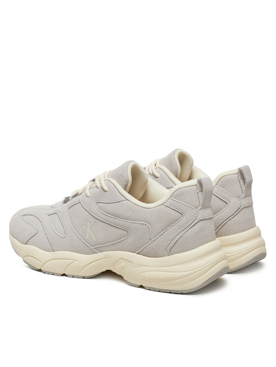Calvin Klein Jeans Calvin Klein Jeans Sneakersy Retro Tennis Low Mg Mix Media YM0YM01171 Szary
