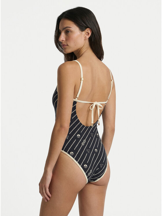 Guess Guess Бански костюм W6GZ07 K3280 Тъмносин