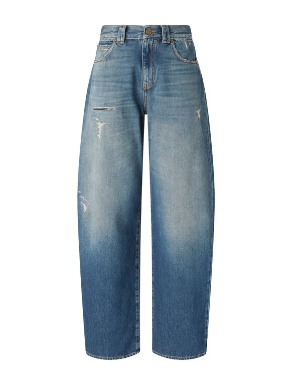 PINKO PINKO Τζιν Eloise egg ocean wave denim Μπλε Regular Fit