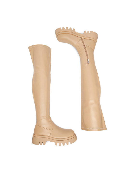 DeeZee DeeZee Stivali sopra il ginocchio 13226-7 Beige