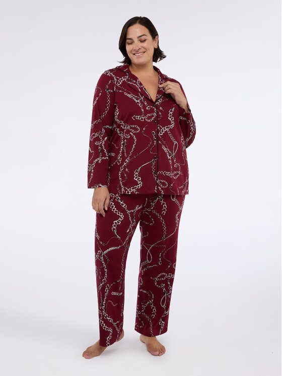 Fiorella Rubino Fiorella Rubino Set di strofinacci 4830L000075N0Z6 Bordeaux Regular Fit
