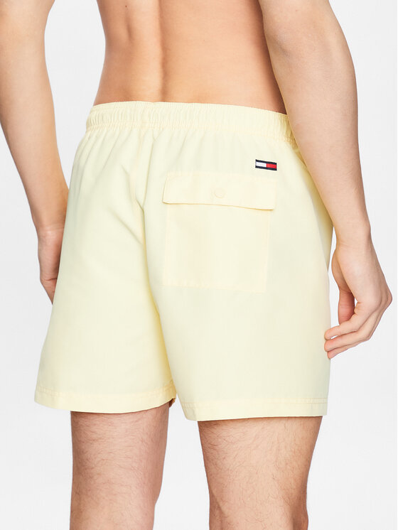 Tommy Jeans Tommy Jeans Szorty kąpielowe UM0UM02862 Żółty Regular Fit