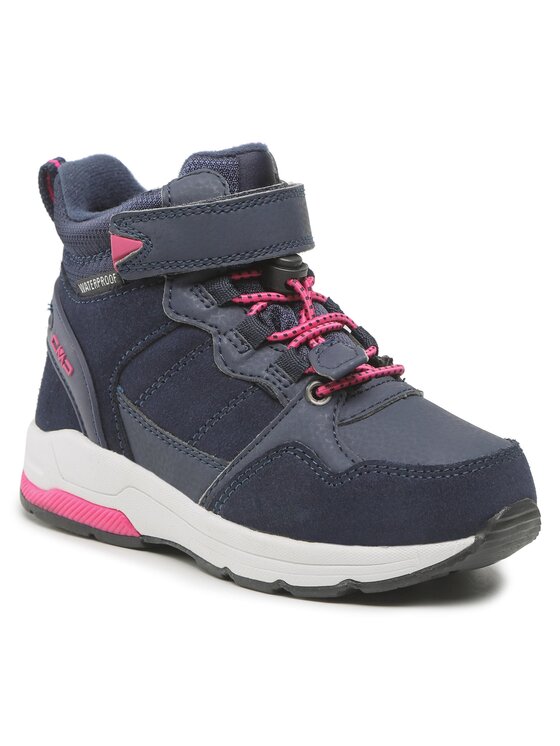 CMP CMP Sneakersy Kids Hadil Leather Wp Urban Shoes 3Q84524 Granatowy
