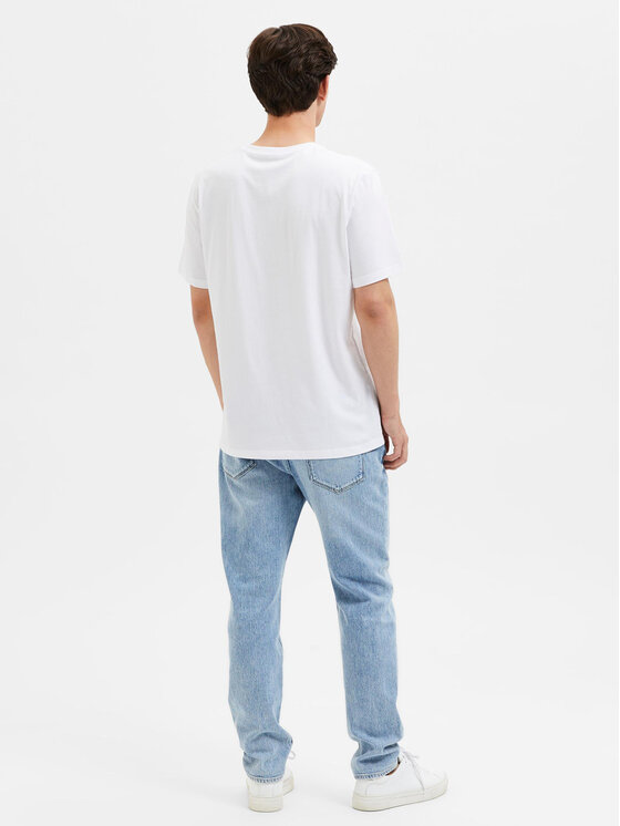 Selected Homme Selected Homme T-särk 16087858 Valge Regular Fit