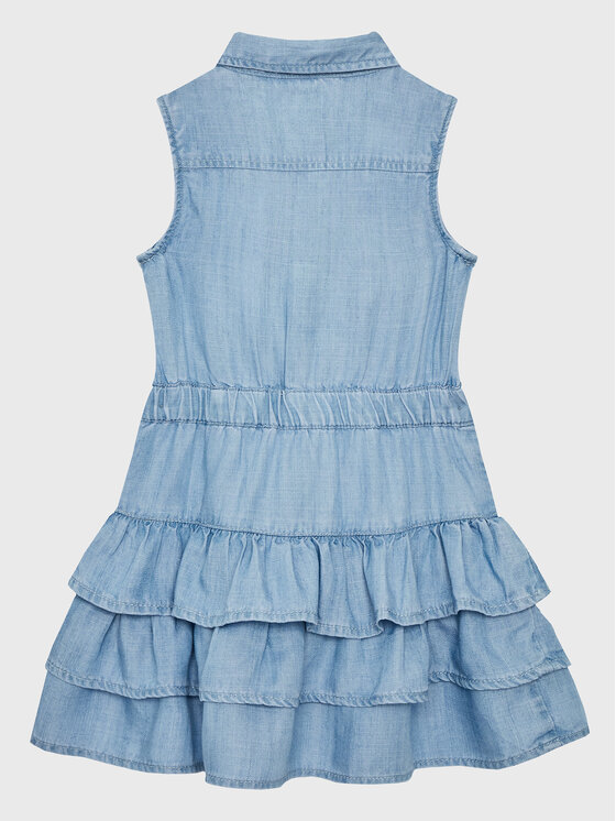 Guess Guess Kasdieninė suknelė K3RK18 D3X30 Mėlyna Regular Fit