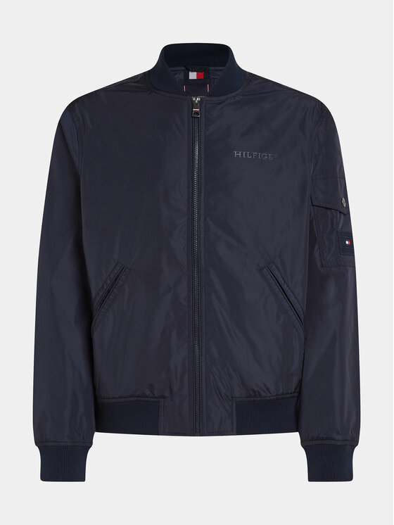 Tommy Hilfiger Tommy Hilfiger Bomber MW0MW31642 Tamnoplava Regular Fit