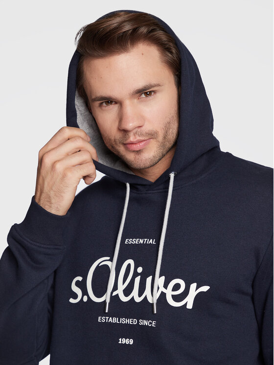 s.Oliver Sweatshirt 2122819 Dunkelblau Regular Fit | Modivo.de