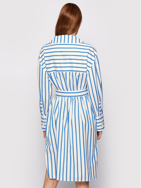 BOSS Boss Košilové šaty C_Disso 50447726 Modrá Regular Fit