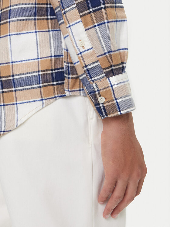Tommy Hilfiger Tommy Hilfiger Košulja Hero MW0MW40473 Bež Regular Fit