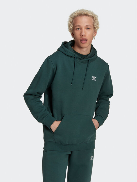 adidas hoodie trefoil green