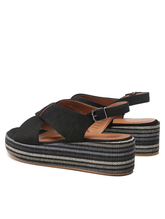 Clara Barson Clara Barson Sandale MELITTA WS22127-02 Crna