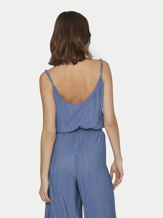 Vila Vila Top Plisa 14096337 Modrá Relaxed Fit