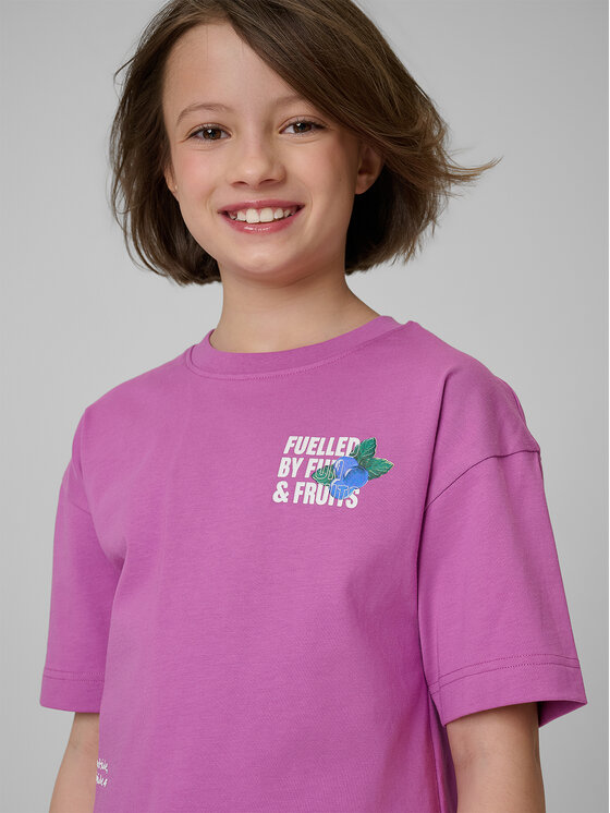 4F 4F T-Shirt JELLIFICATION Fioletowy Loose Fit