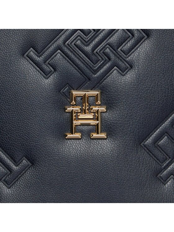 Tommy Hilfiger Handtasche Th Refined Tote Mono AW0AW15726 