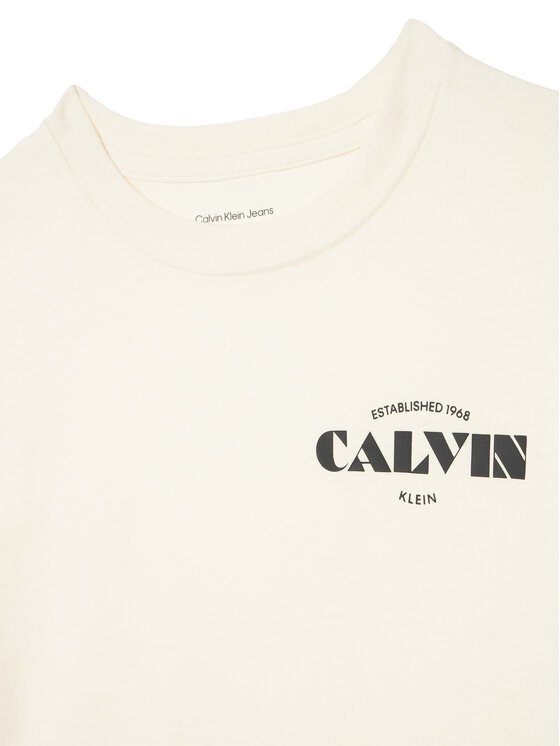 Calvin Klein Jeans Calvin Klein Jeans T-shirt Small Chest LVCKTJA40B Bianco Regular Fit