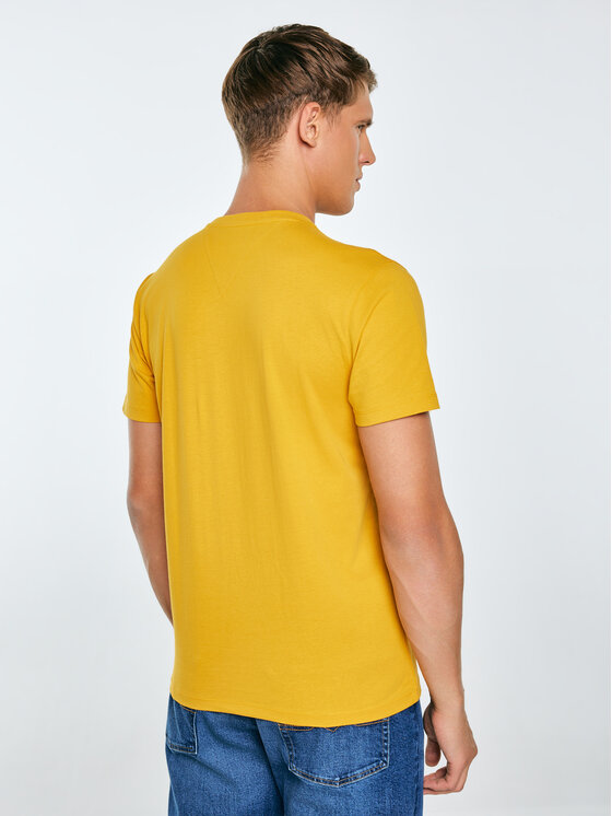 BIG STAR BIG STAR T-Shirt MIFER Żółty Basic Fit
