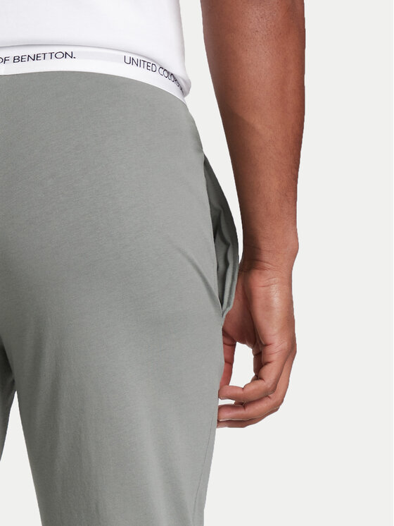 United Colors Of Benetton United Colors Of Benetton Pidžamas bikses 30964F00V Pelēks Regular Fit