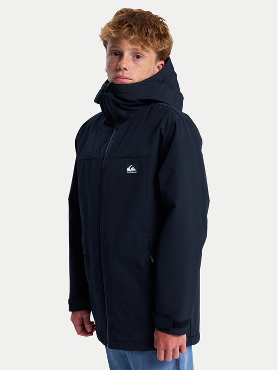 Quiksilver Quiksilver Télikabát Overcast 3K EQBJK03341 Fekete Regular Fit
