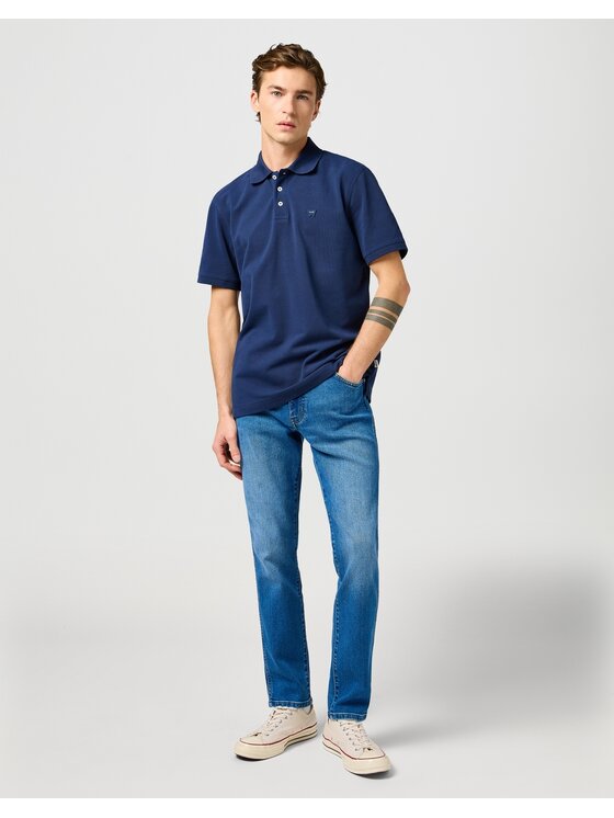 Wrangler Wrangler Jeansy Larston Niebieski Slim Fit