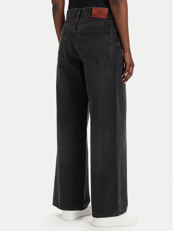 Calvin Klein Jeans Calvin Klein Jeans Farmer LV047E700G Fekete Wide Leg
