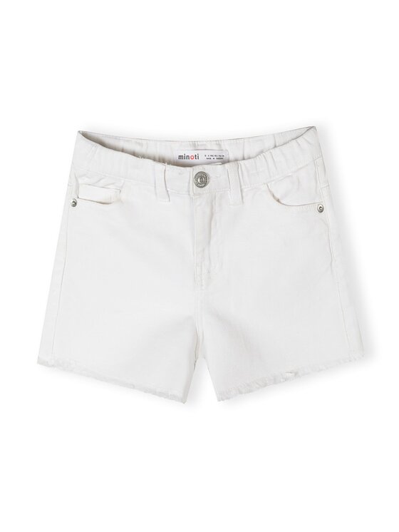 minoti minoti Szorty 30SHORT167 Biały Regular Fit