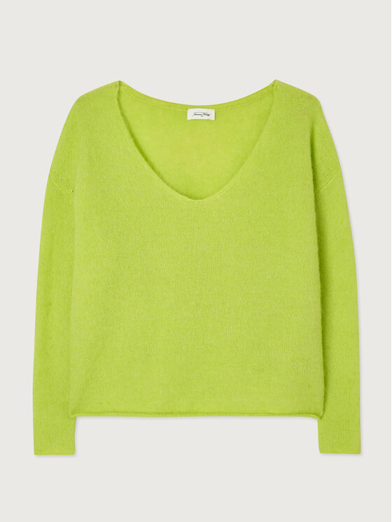 American Vintage Pulover Tyji TYJ18BH23 Verde Regular Fit