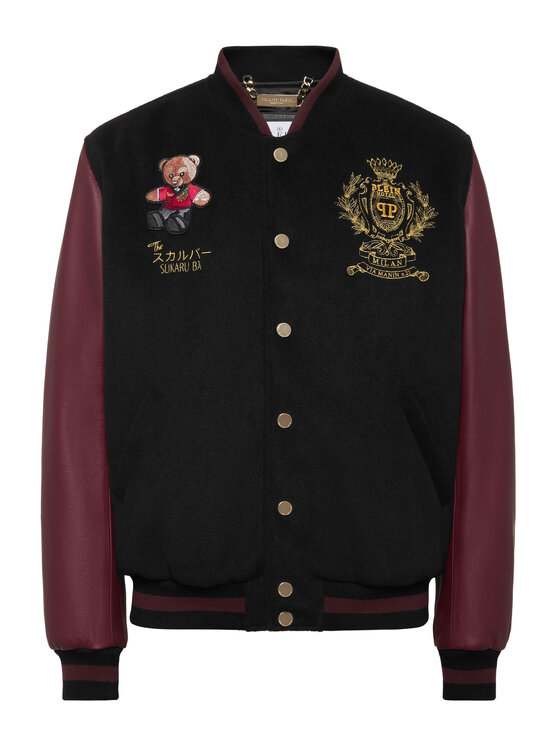 PHILIPP PLEIN PHILIPP PLEIN Giacca di pelle 26997 Nero Regular Fit