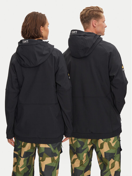 Colourwear Colourwear Kurtka narciarska Torch Anorak 7010232 Czarny Regular Fit
