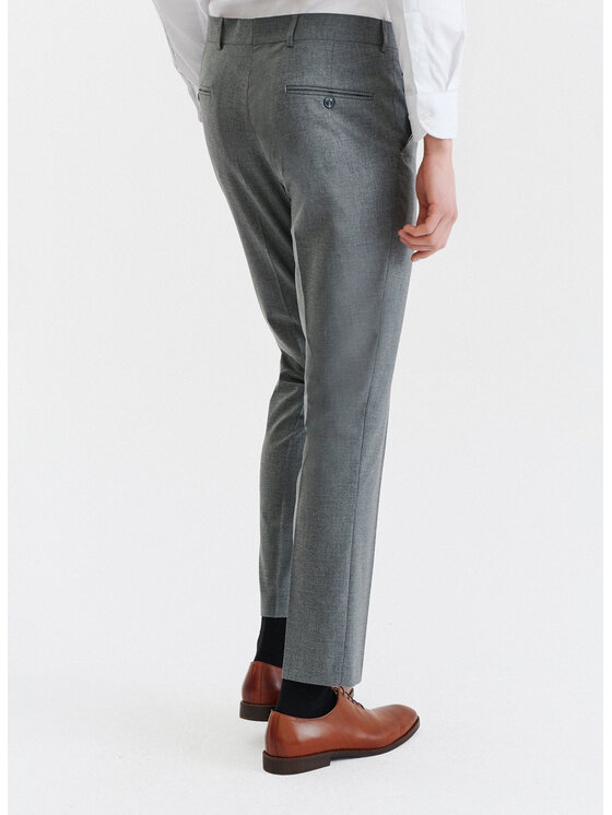 Pako Lorente Pako Lorente Spodnie garniturowe P23SF-6G-005 Szary Slim Fit