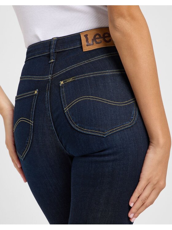 Lee Lee Jeansy SCARLETT HIGH Niebieski Skinny Fit